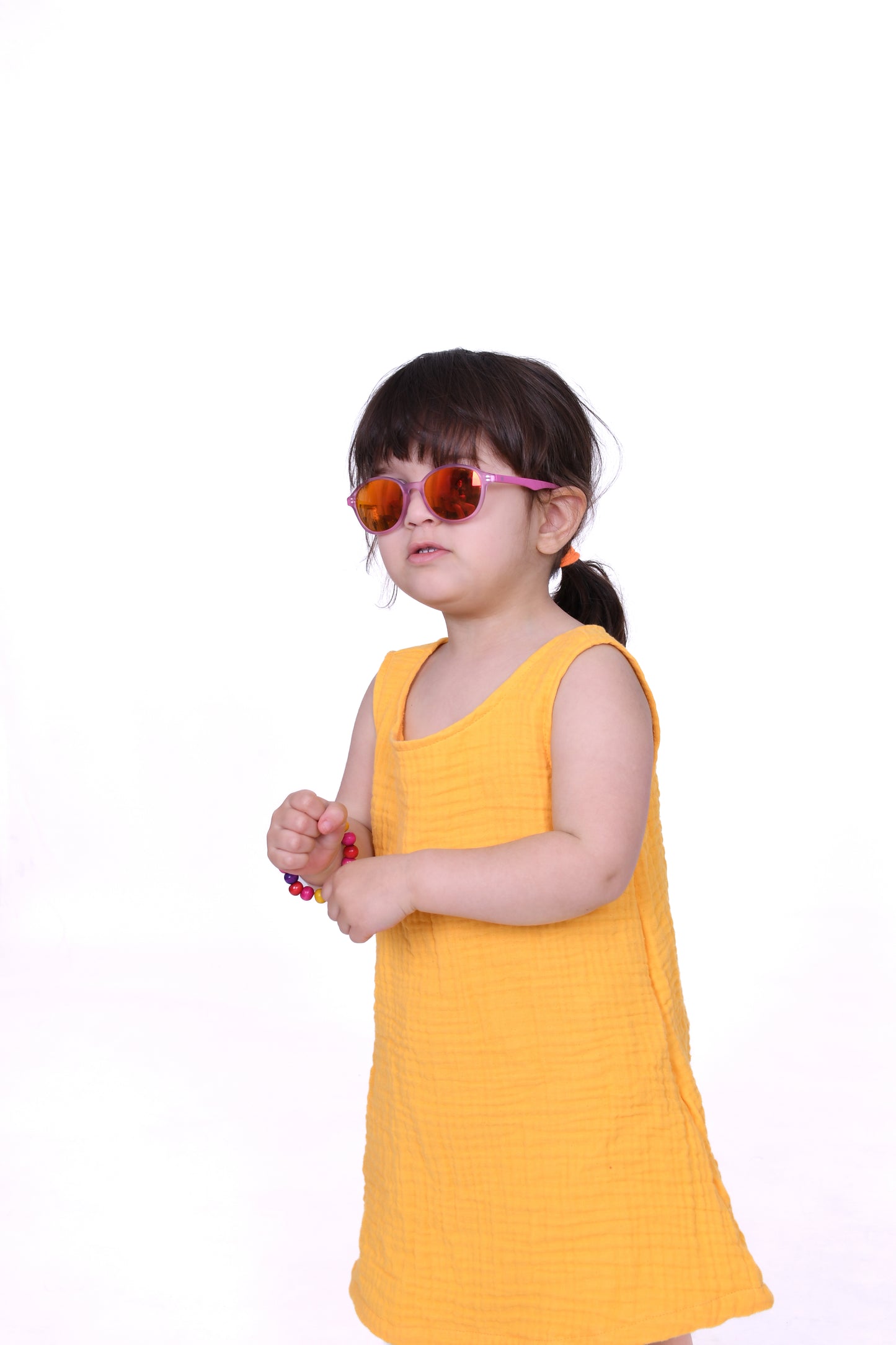 Four-Layer Sleeveless Muslin Children's Dress