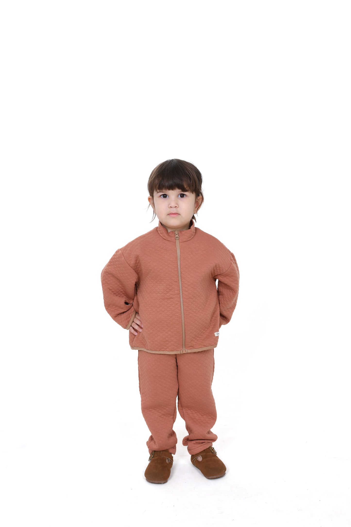 Zippered Quilted Tracksuit