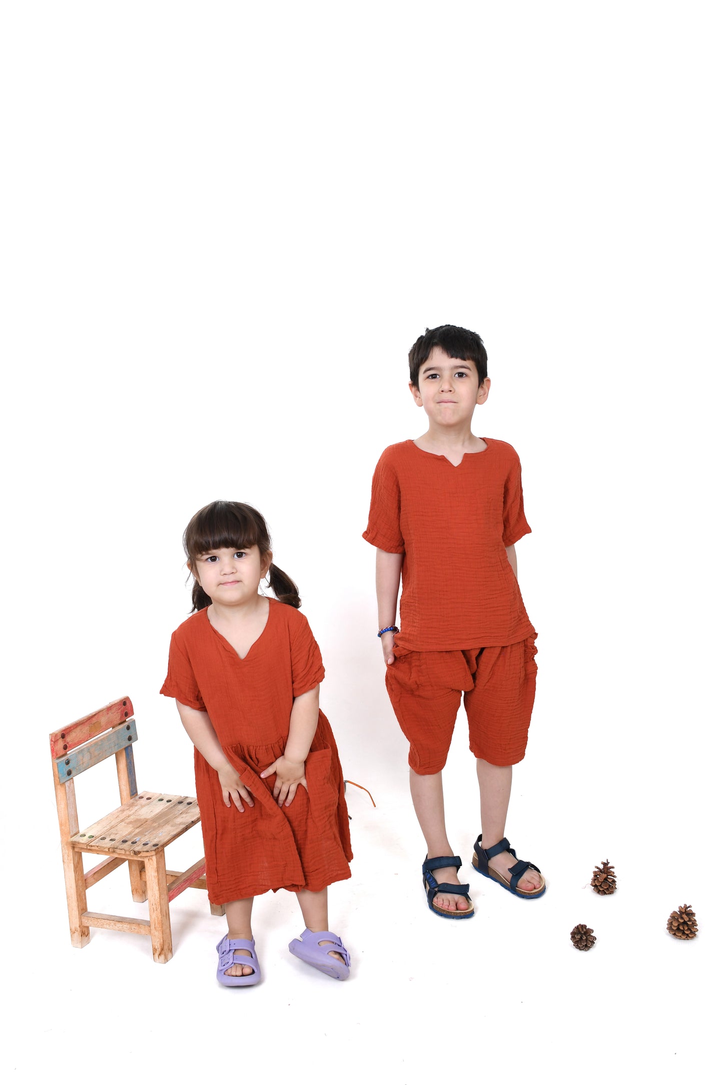 Double Layer Muslin Shalwar Shorts