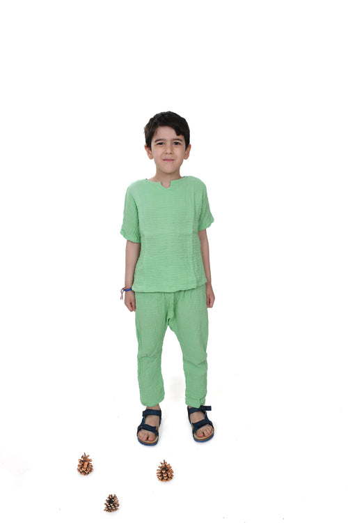 Double Layer Muslin Shalwar Model Trousers