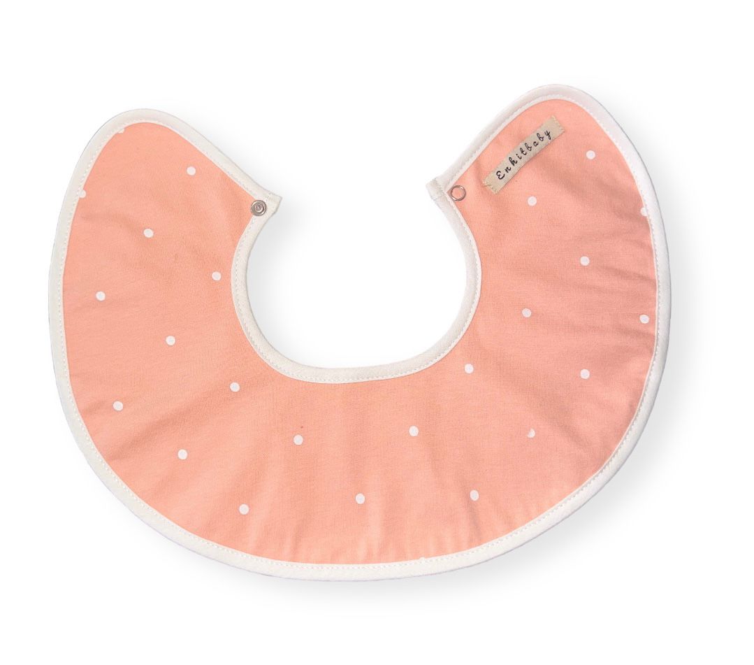 Muslin Korean Bib – Liquid Proof Drool Bib (100% Cotton)