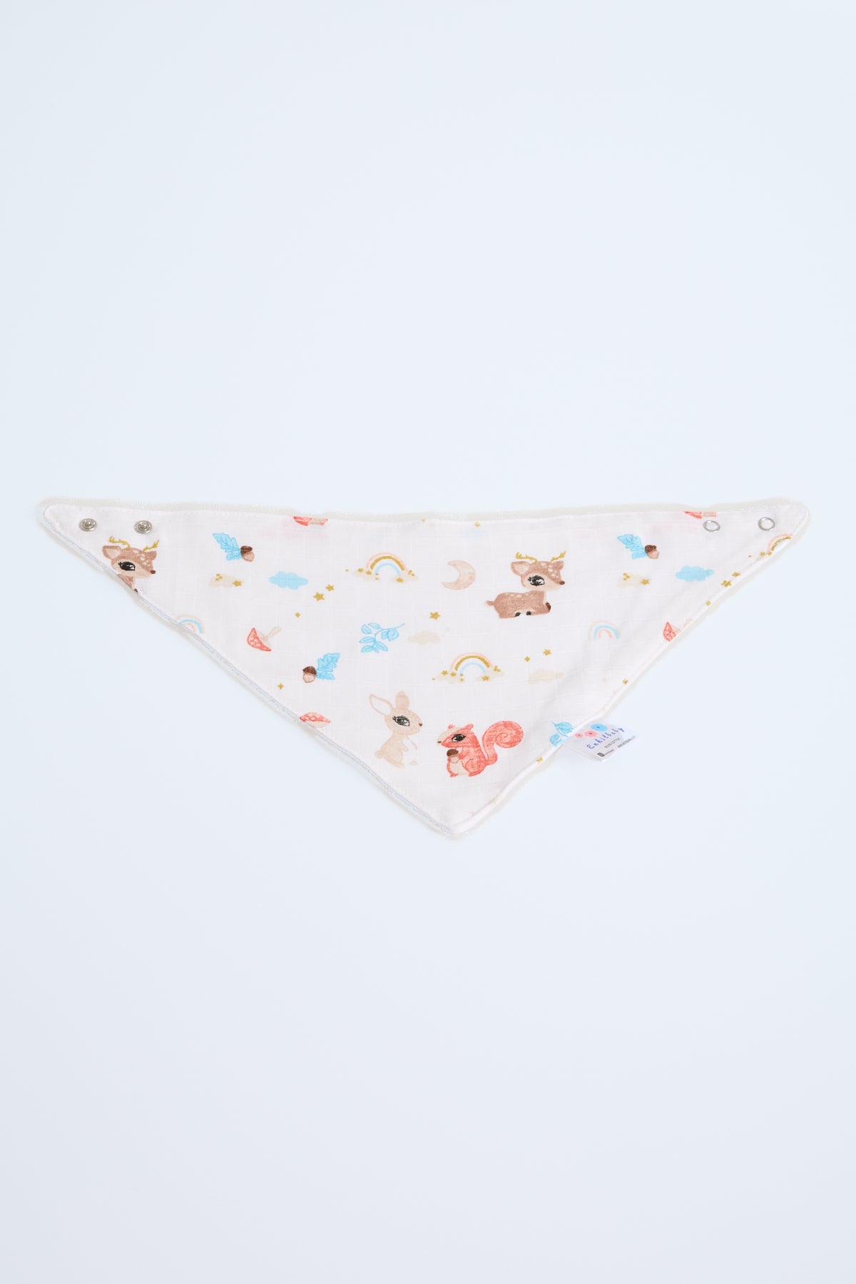 Muslin Front, Flannel Back Scarf Apron | Absorbent & Soft