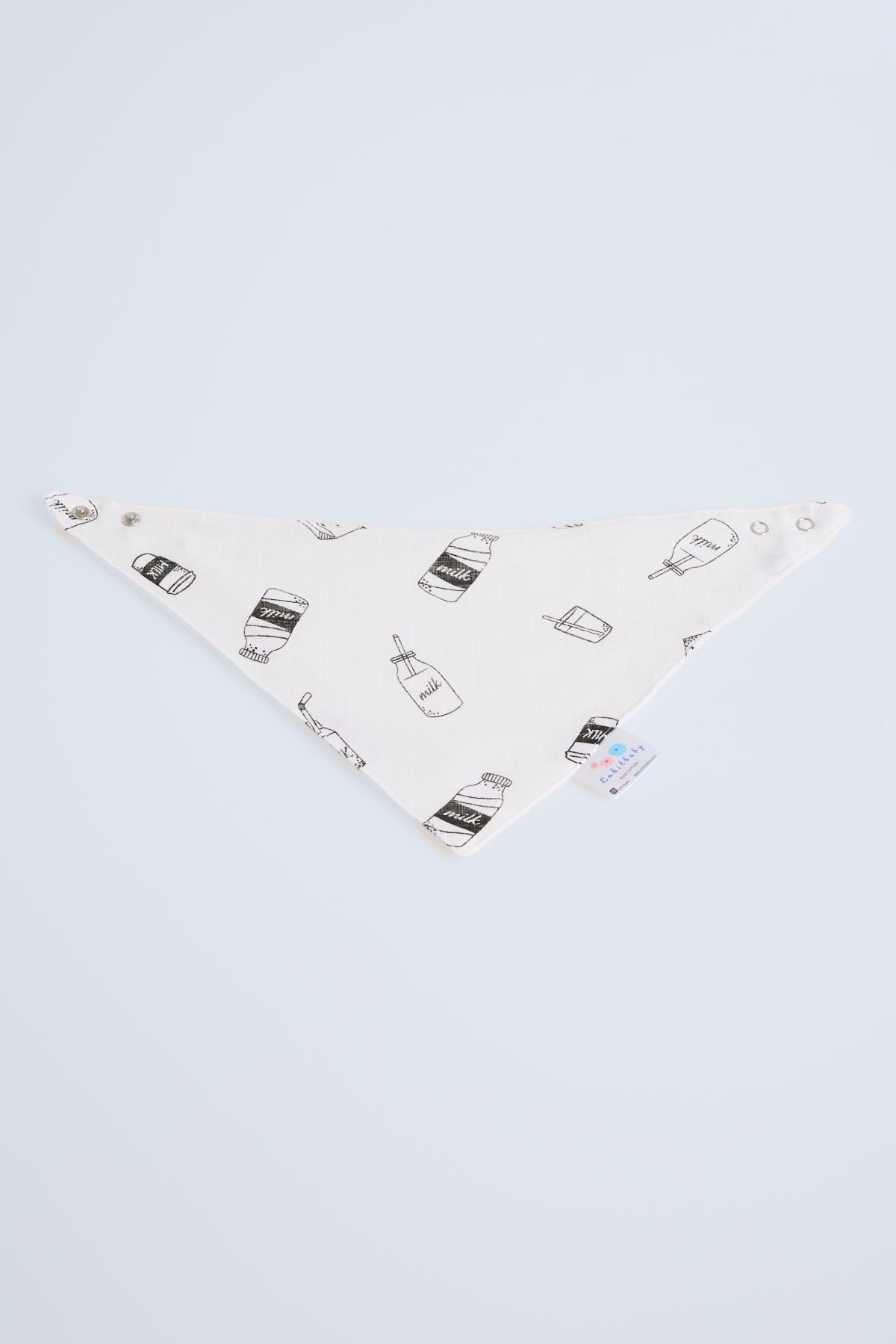 Muslin Front, Flannel Back Scarf Apron | Absorbent & Soft