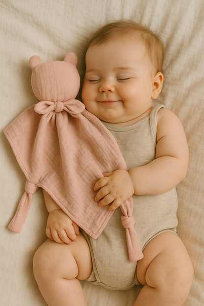 Double Layer Muslin Teddy Bear Sleeping Companion