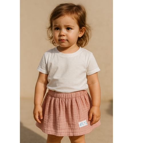 Double Layer Muslin Skirt