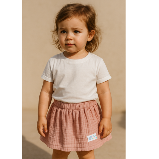 Double Layer Muslin Skirt