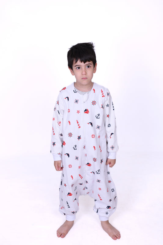 Long Sleeve Double Layer Flannel Sleeping Bag (1.5 TOG)
