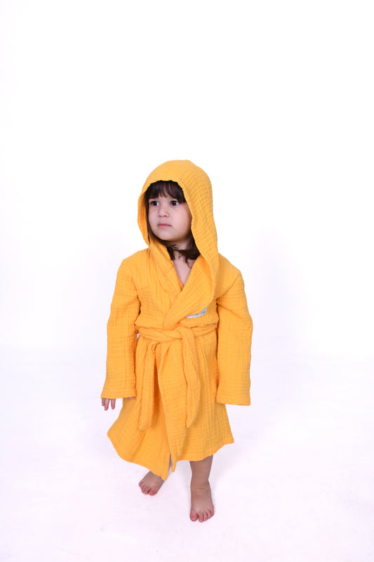 4-Layer Muslin Children's Bathrobe