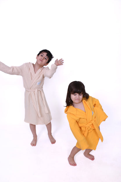 4-Layer Muslin Children's Bathrobe