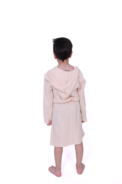 4-Layer Muslin Children's Bathrobe