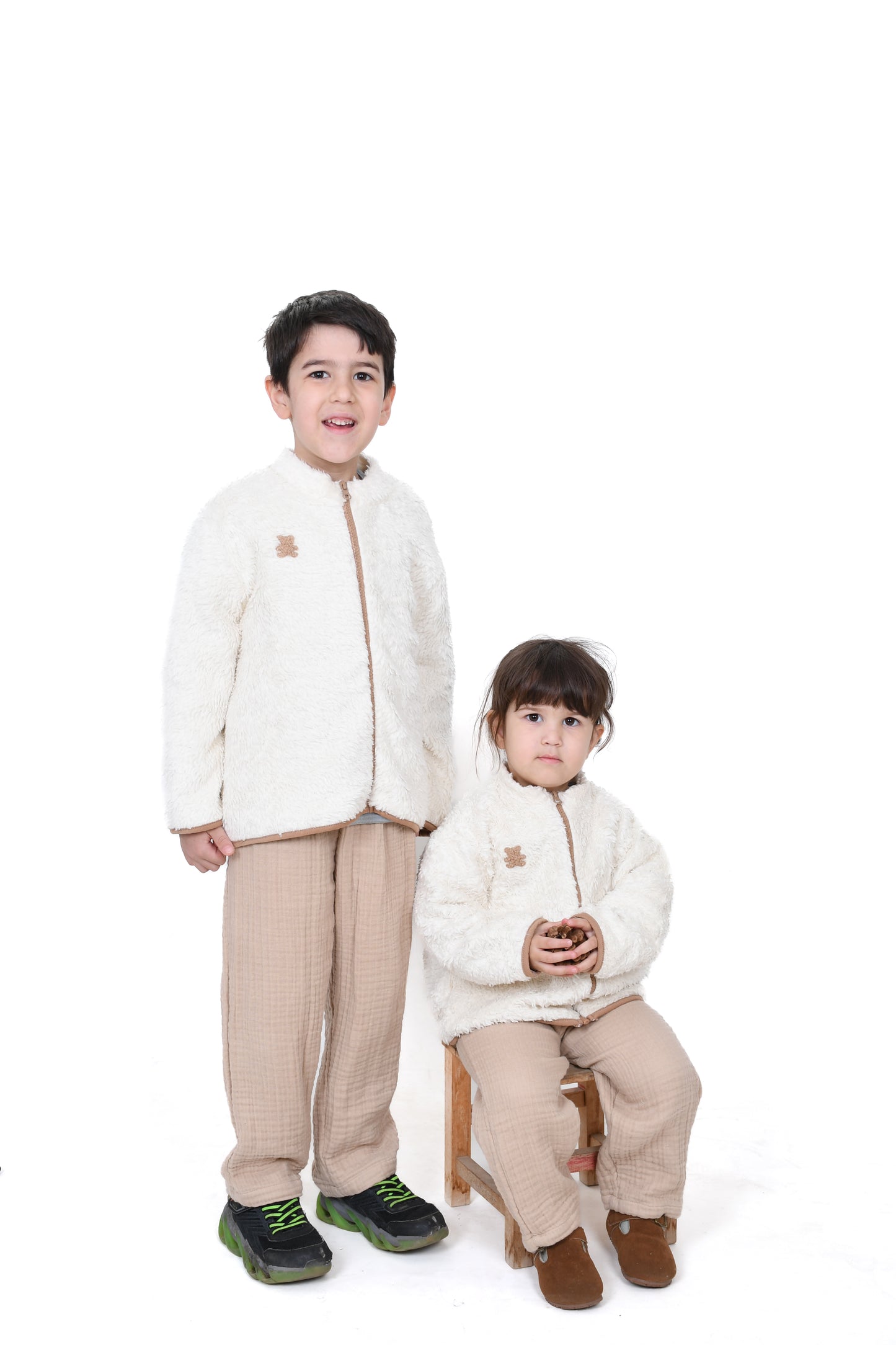Organic Cotton Muslin Lined Children's Jacket