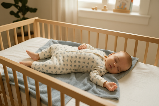 Long Sleeve Combed Cotton Lined 4 Layer Muslin Sleeping Bag (1.5 TOG)