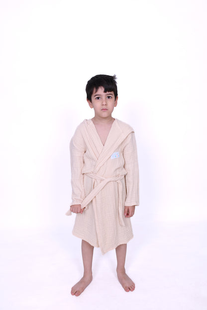 4-Layer Muslin Children's Bathrobe