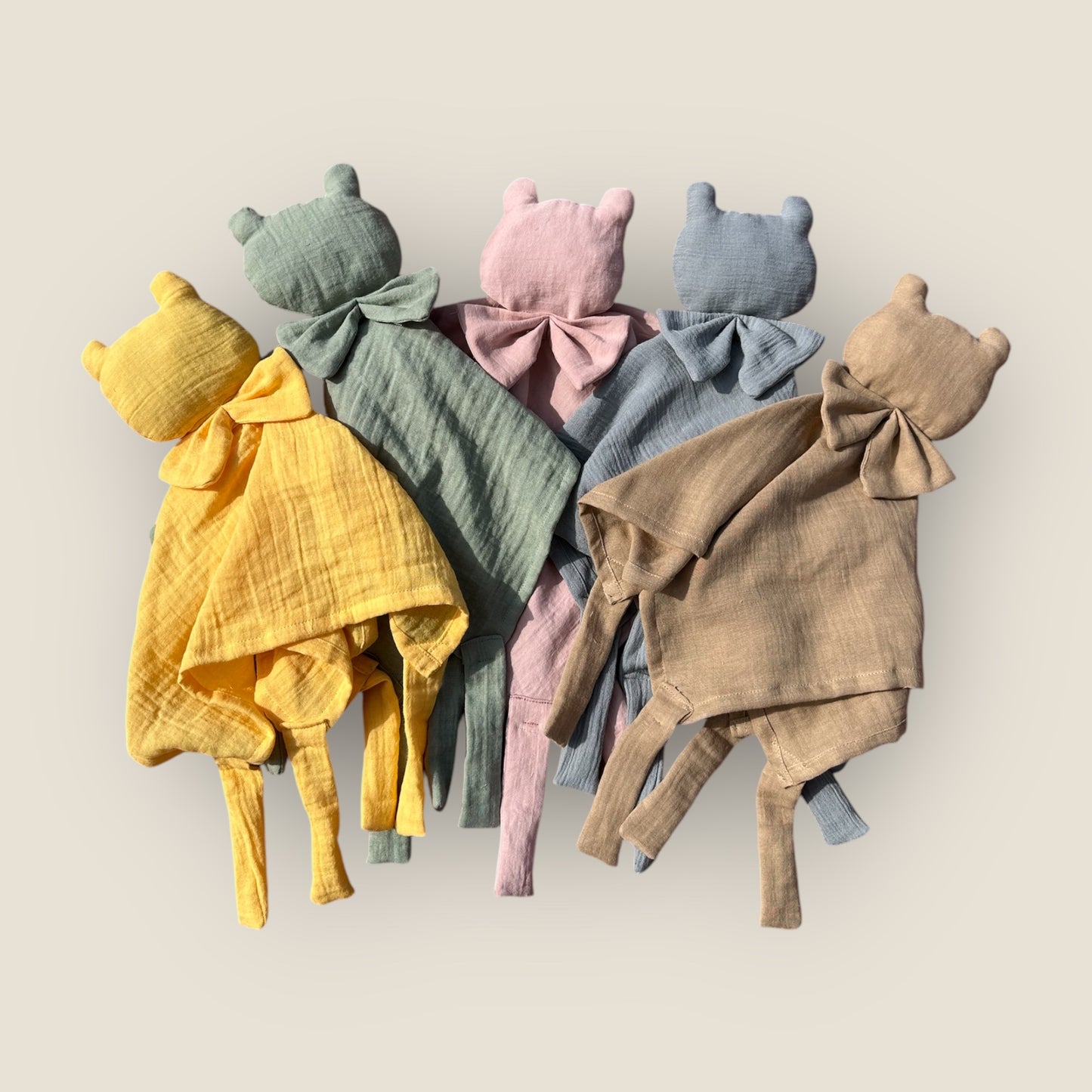 Double Layer Muslin Teddy Bear Sleeping Companion