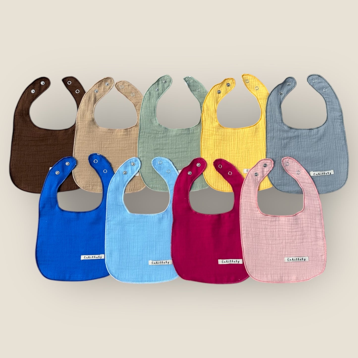 Food & Drool Bib – 100% Cotton, Liquid Proof Comfort