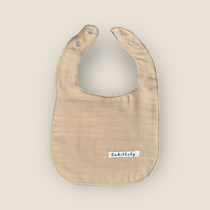 Food & Drool Bib – 100% Cotton, Liquid Proof Comfort