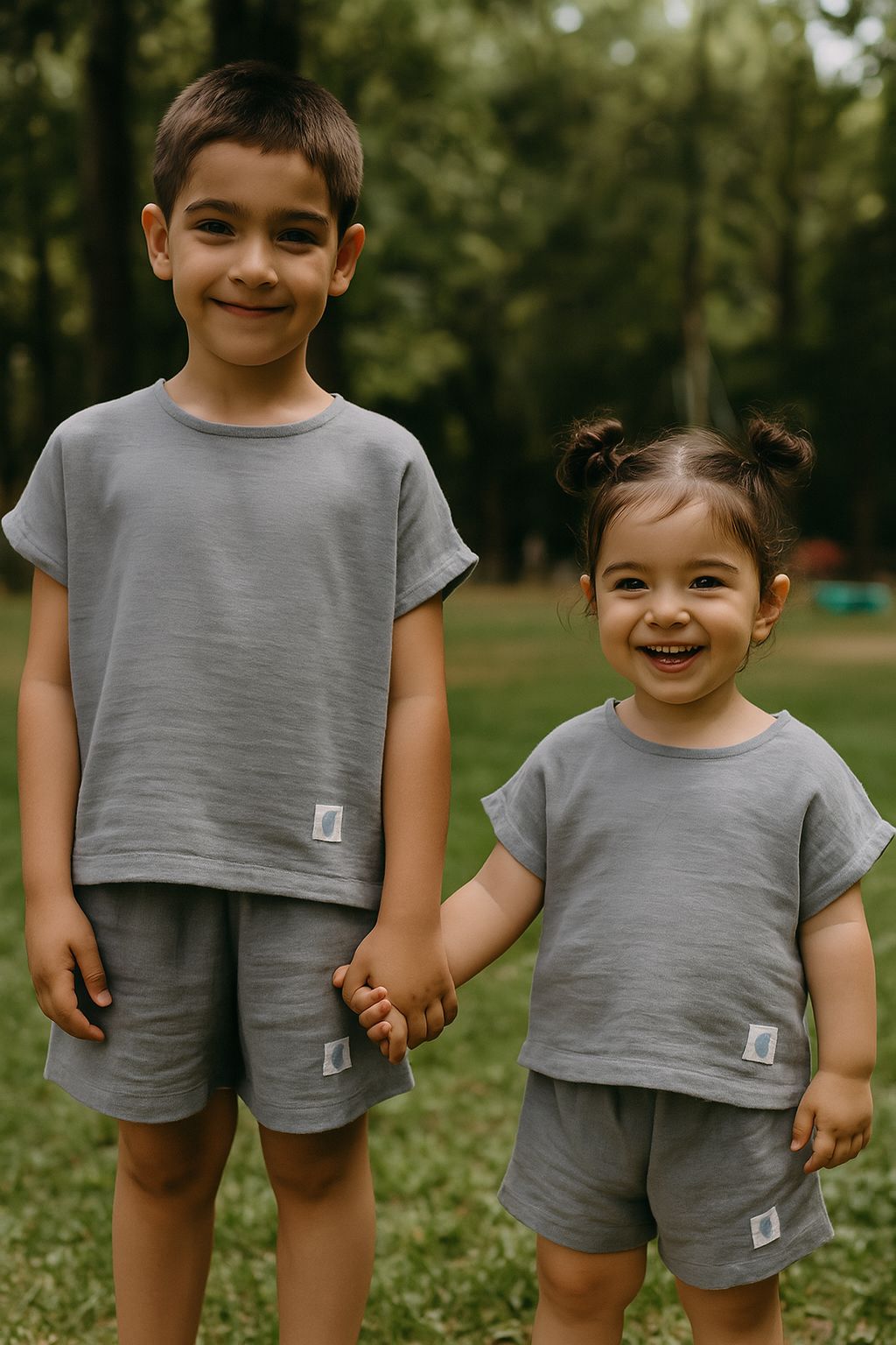 Muslin Kids T-Shirt - Shorts Set