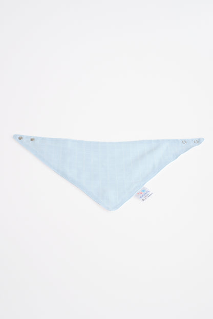 Muslin Front, Flannel Back Scarf Apron | Absorbent & Soft