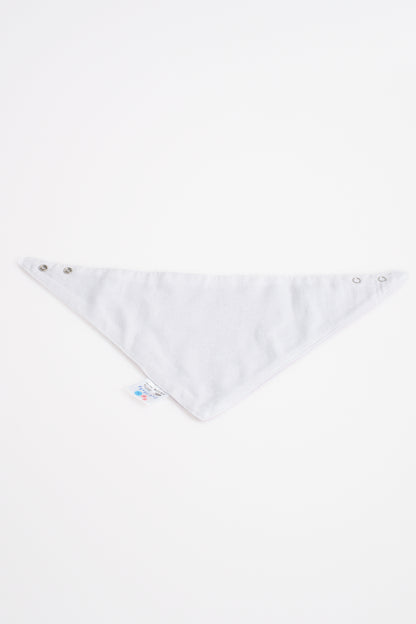 Muslin Front, Flannel Back Scarf Apron | Absorbent & Soft