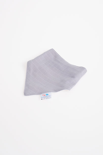 Muslin Front, Flannel Back Scarf Apron | Absorbent & Soft