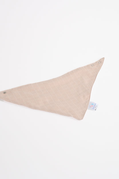 Muslin Front, Flannel Back Scarf Apron | Absorbent & Soft