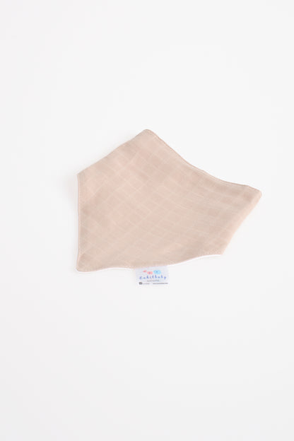 Muslin Front, Flannel Back Scarf Apron | Absorbent & Soft