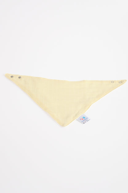 Muslin Front, Flannel Back Scarf Apron | Absorbent & Soft