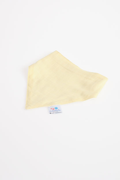 Muslin Front, Flannel Back Scarf Apron | Absorbent & Soft