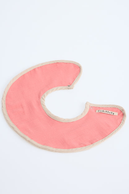 Muslin Korean Bib – Liquid Proof Drool Bib (100% Cotton)