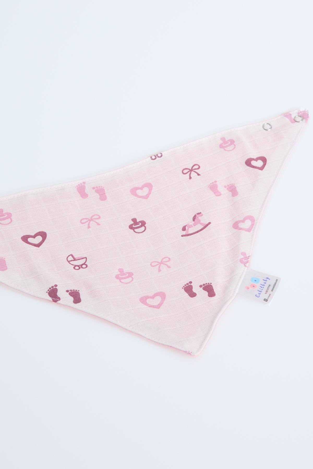 Muslin Front, Flannel Back Scarf Apron | Absorbent & Soft