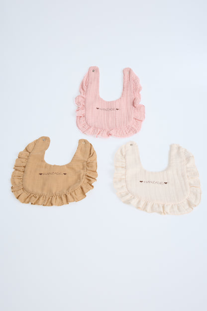 Waterproof Muslin Apron with Personalized Name Embroider