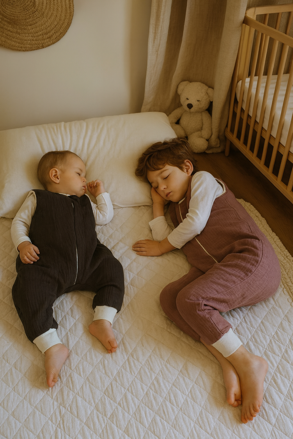 Four Layer Muslin Sleeping Bag with Combed Cotton Lining (1 TOG)